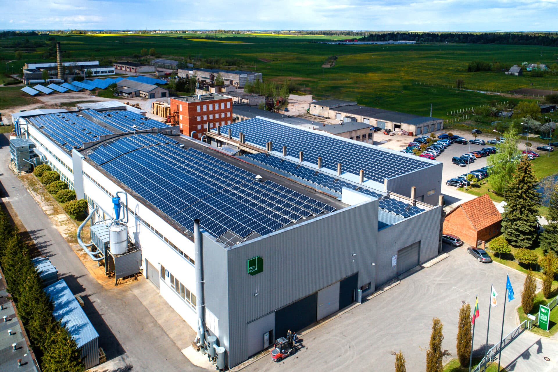 Ecowood engineered oak flooring production facility