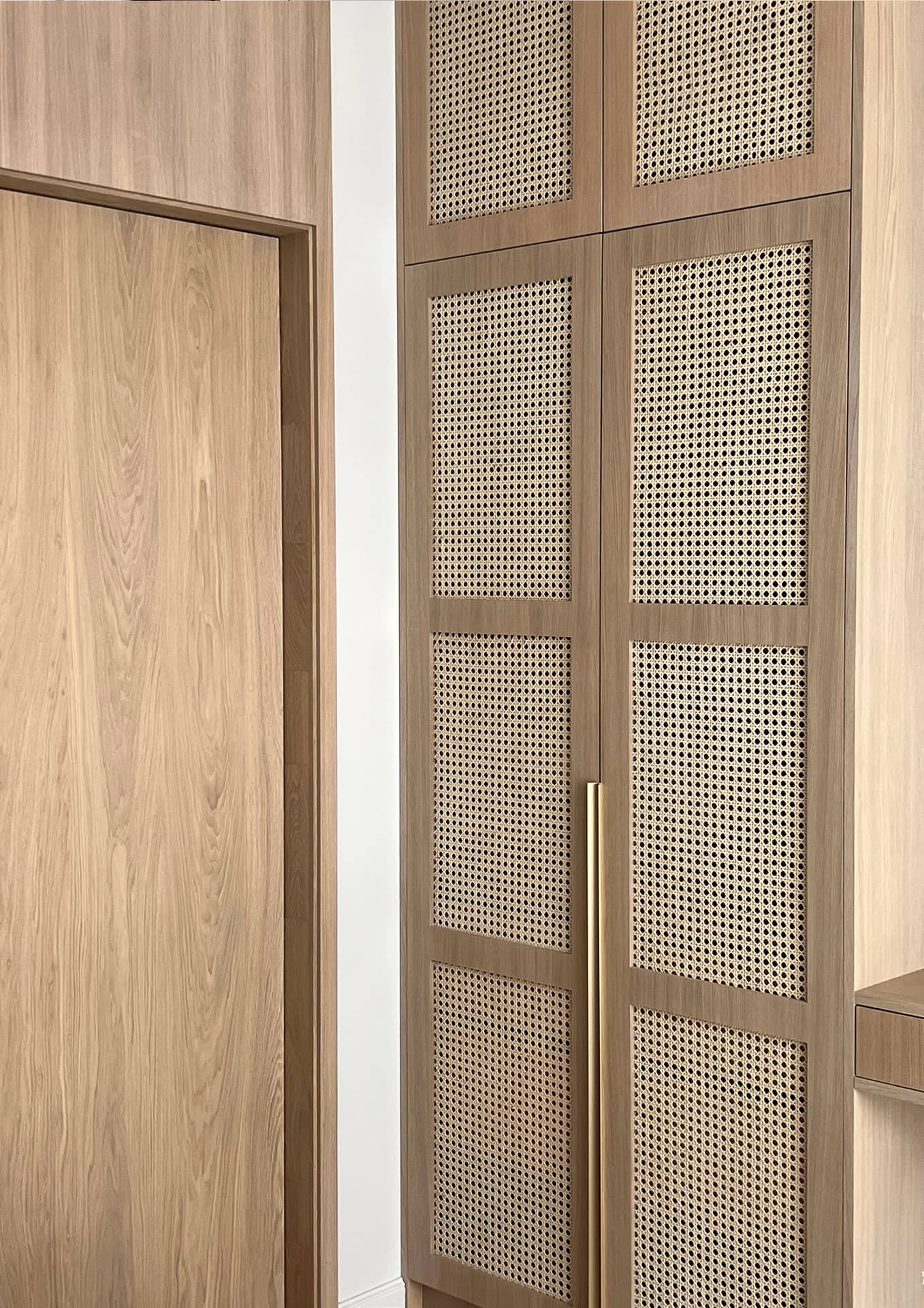 Ecowood oak interior doors in a completed project